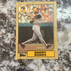 Bonds Rookie Card 