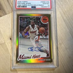 Dwayne Wade Gold Auto 32/50