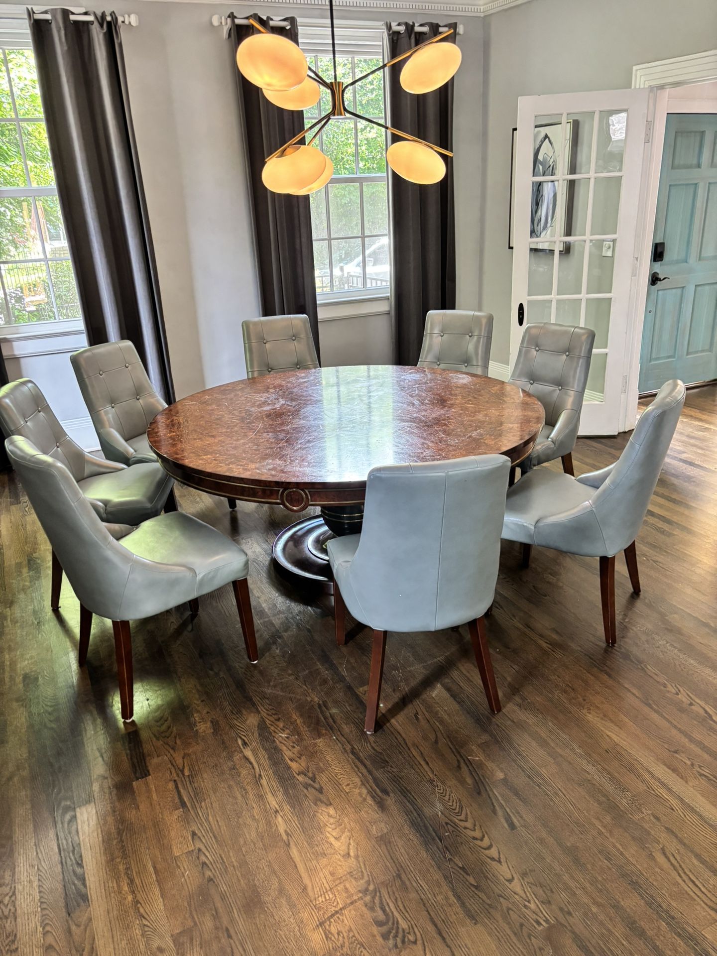 Beautiful 72” Dining Room Table Seats 8 Comfortably