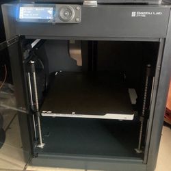 P1s Printer With 4 Rolls Of Filament 