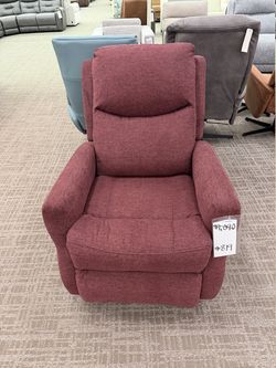 Burgundy Fabric Recliner - Burgundy | Reclining Chair | Lounge Chair