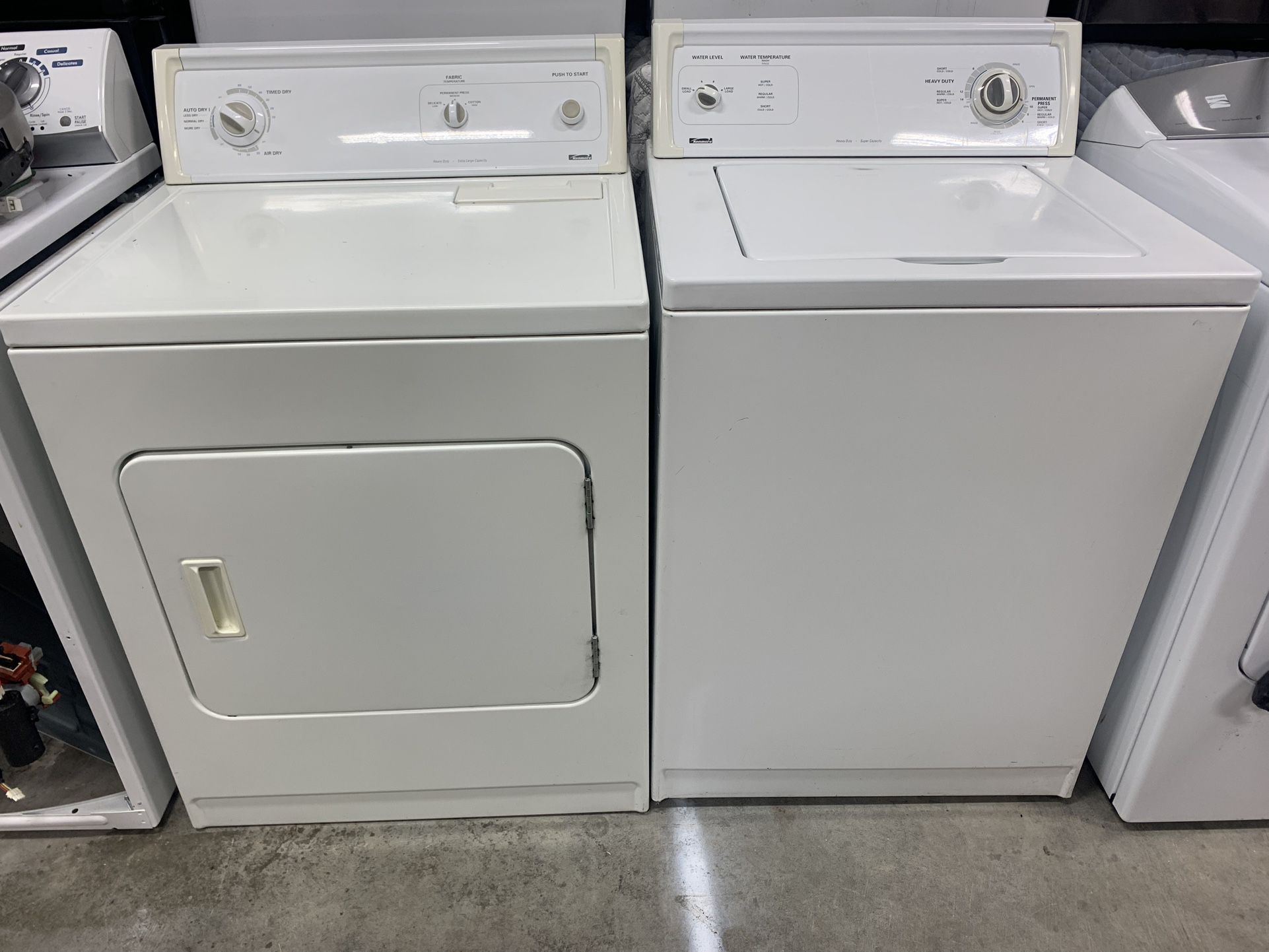 Kenmore Washer And Electric Dryer Set (Free Delivery Installation Warranty)