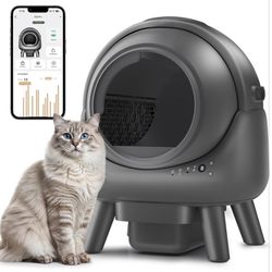 Self Cleaning Litter Box,Automatic Cat Litter Box for Multiple Cats