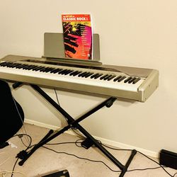 Casio Privia PX 110 Keyboard (with built-in Speakers), Pedal, Stand & Case