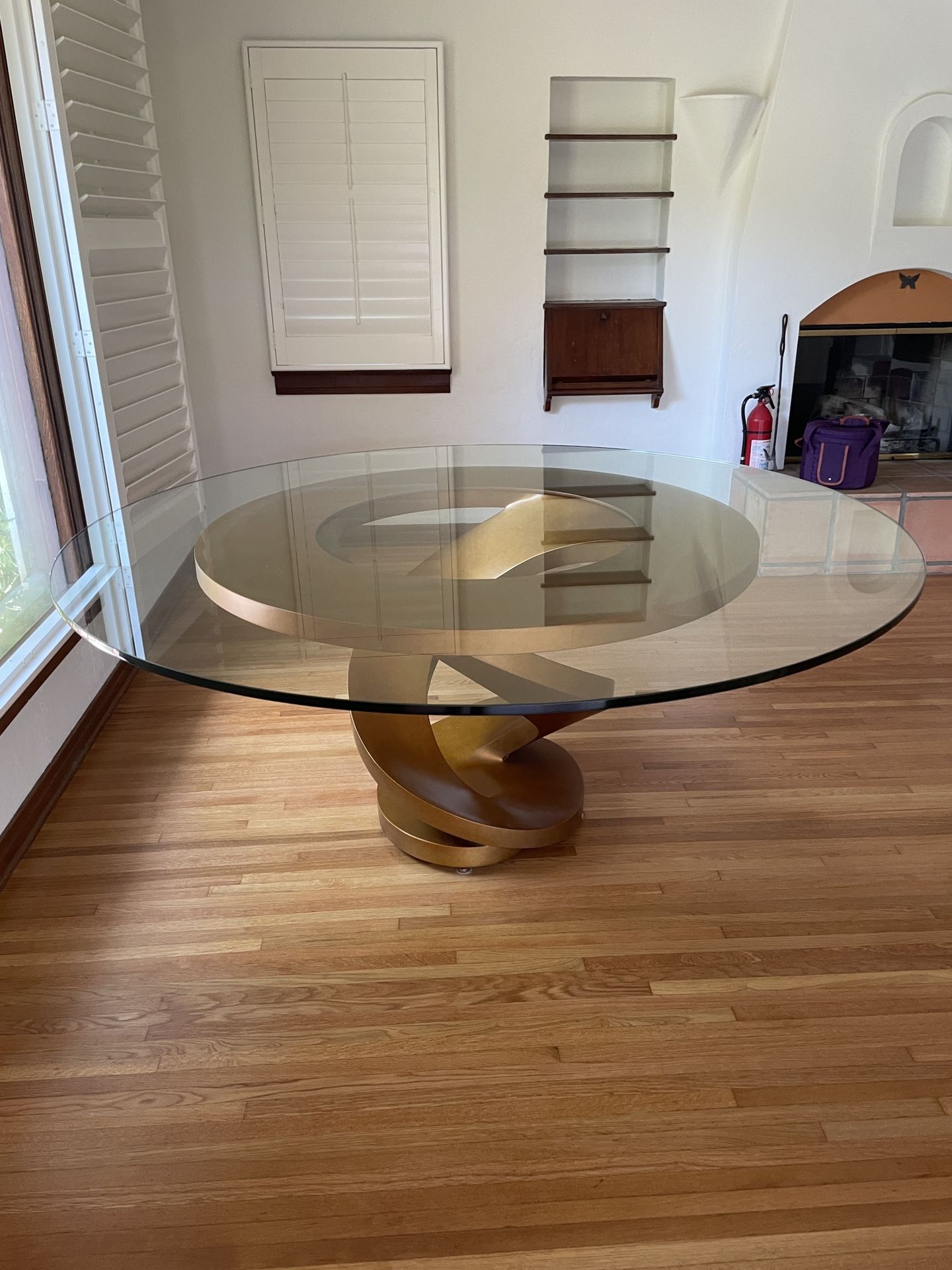 Round Glass Table Top 72”. Glass Top Not The Base