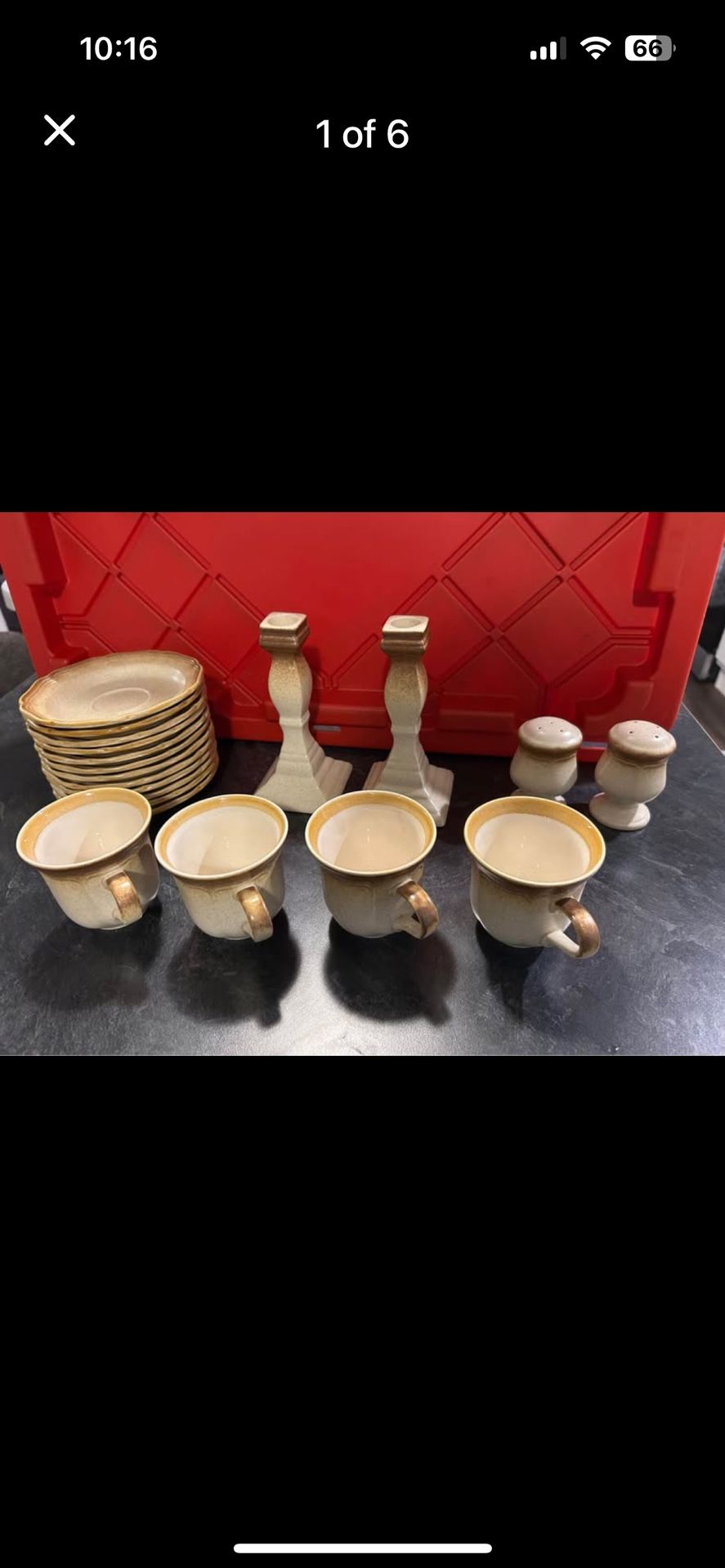 Vintage Mikasa “Whole Wheat” Stoneware Set – Made in Japan