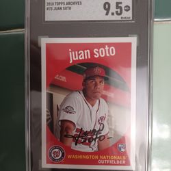 2018 Topps Archives JUAN SOTO ...RC