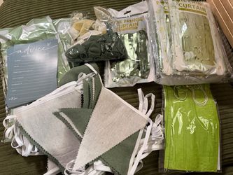 Sage Green Party decorations
