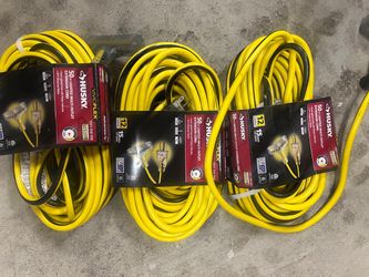 Husky 50 ft Lighted Multi-Outlet Extension Cord  (each)