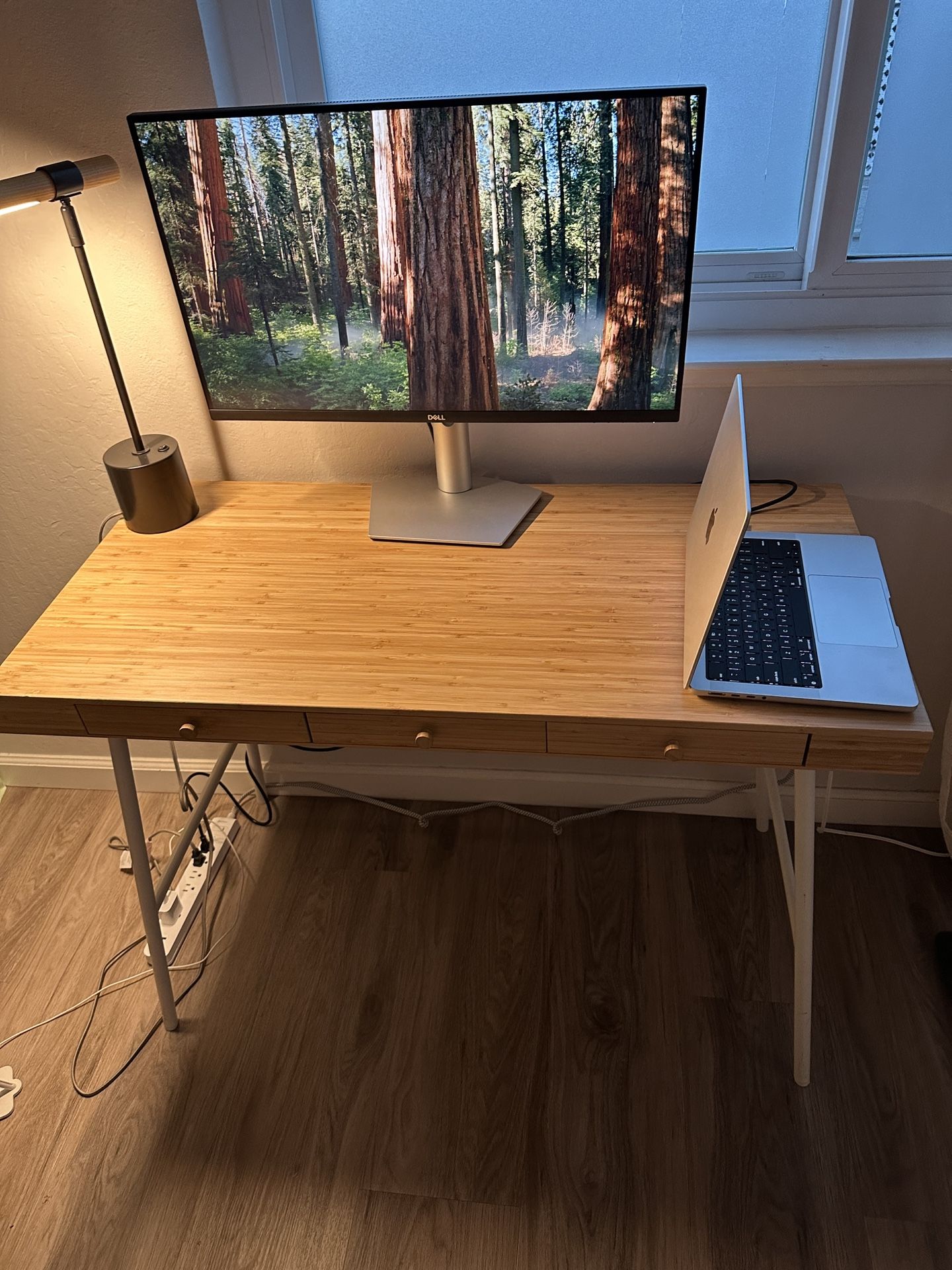 IKEA LILLASEN Bamboo desk