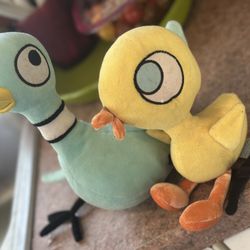 Mo Willems Pigeon And Duckling Plushies