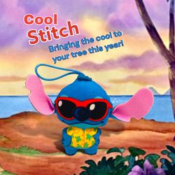 (NEW) McDonald's Happy Meal Disney's Stitch Toy #3 Cool Stitch Stuffed Animal