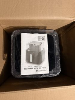 Brand New GreenPan 7-Quart 360° Clear View Air Fryer
