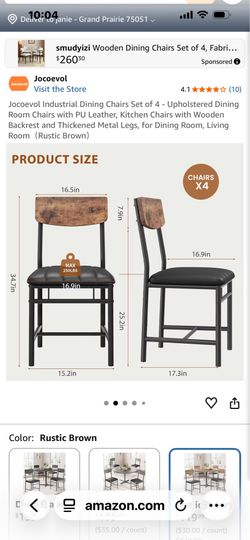 NEW DINING CHAIRS