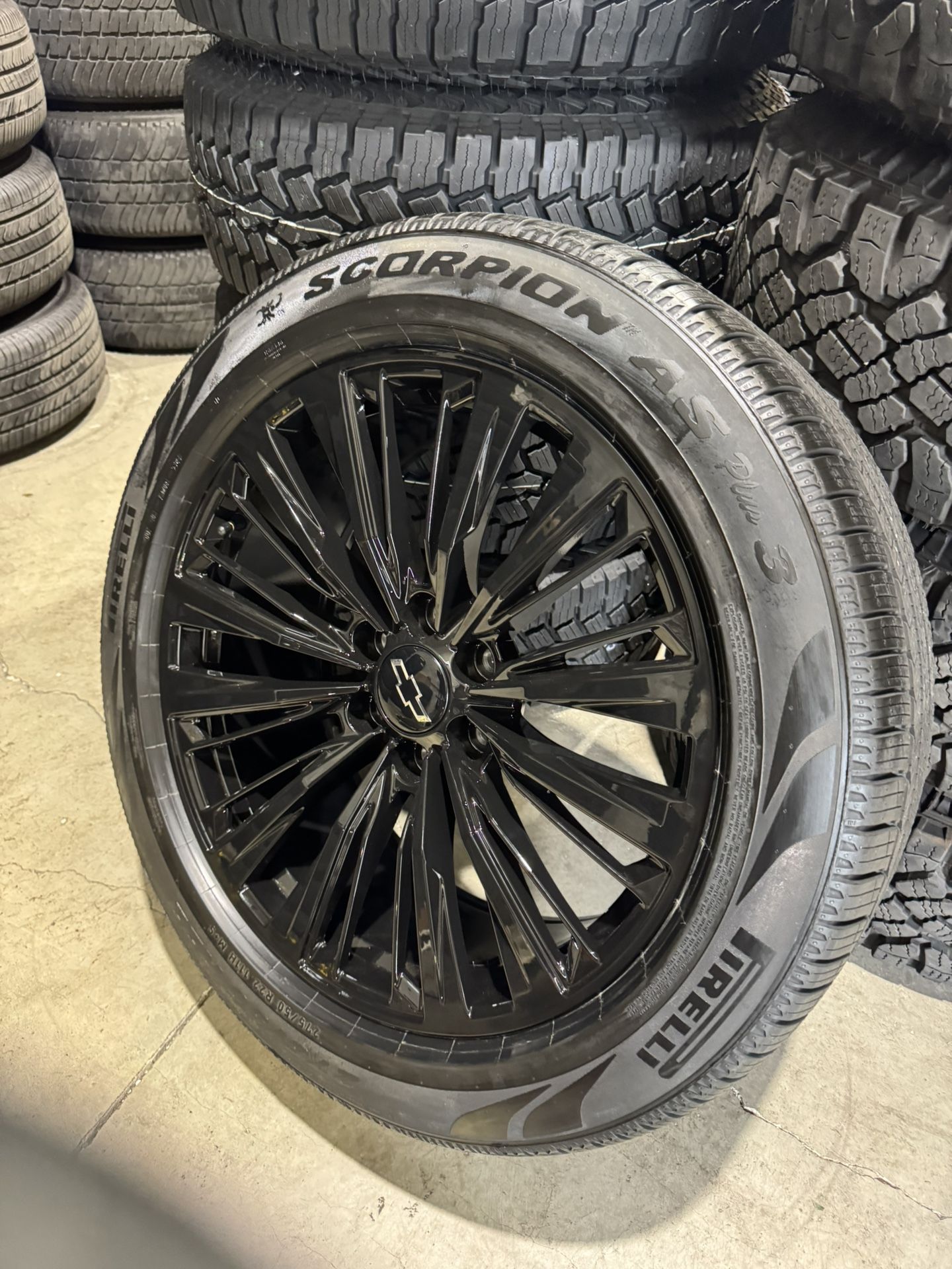 22” Inch Wheels Tires Chevy Silverado Gmc Sierra Tahoe Yukon Suburban ...