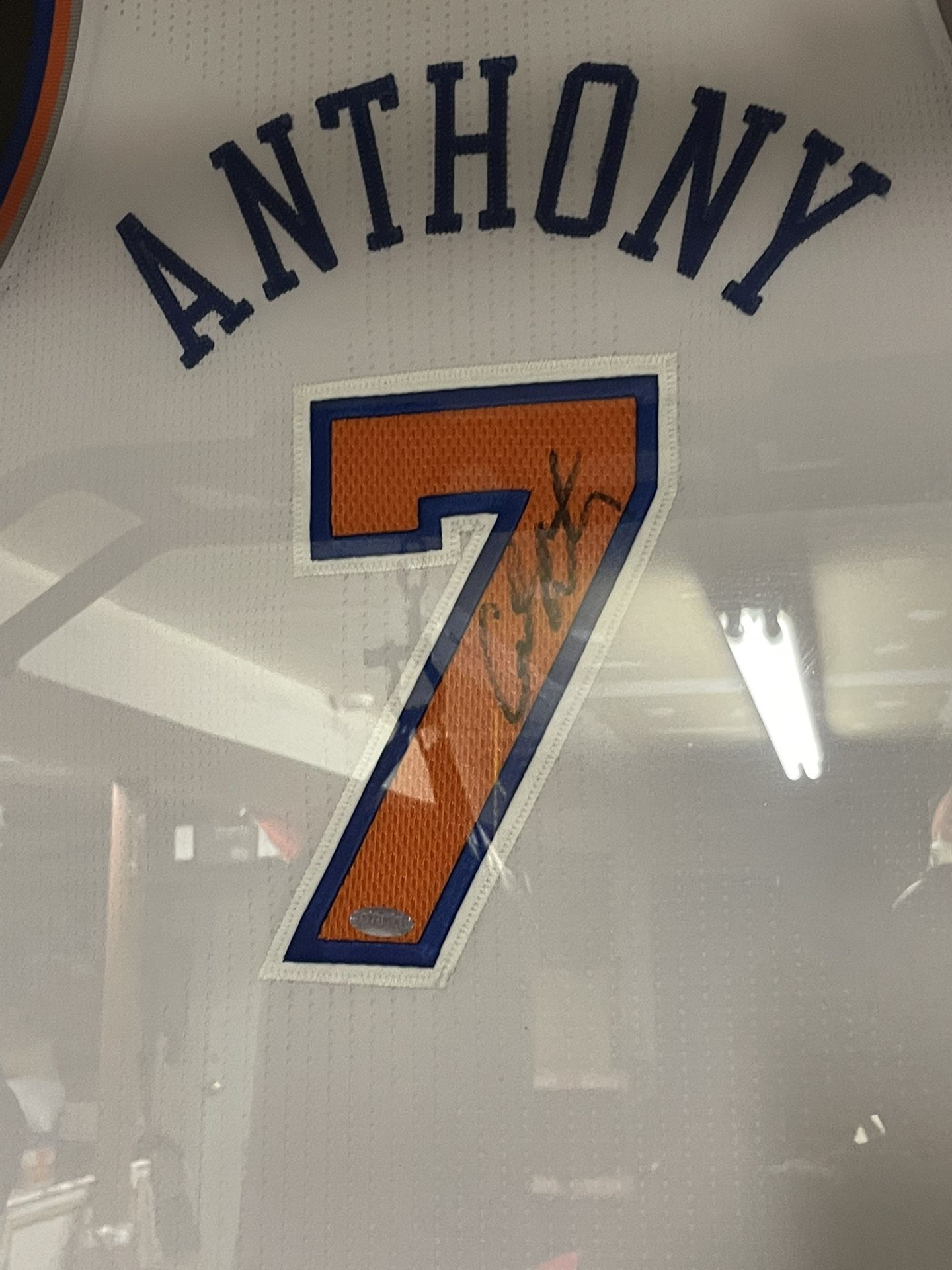 Carmelo Anthony Jersey Sticker for Sale by designsheaven
