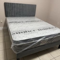 NEW MATTRESS QUEEN SIZE PILLOW TOP WITH BOX SPRING