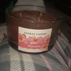 Yankee vintage candle plumeria
