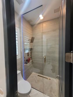 Shower glass