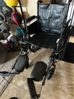 Wheelchair with Leg Rests