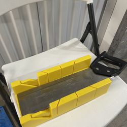 Miter Box And Saw