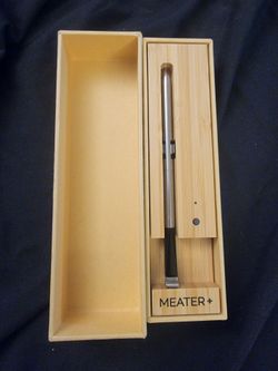 MEATER Plus: Smart Bluetooth Wireless Meat Thermometer Digital | BBQ, Grill, Oven, Smoker, Air Fryer, Kitchen | Perfect for Steak, Chicken, Turkey, an