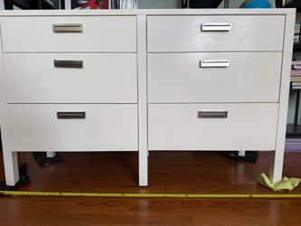 White 6-Drawer set West Elm