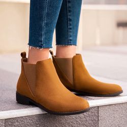 MaxMuxun Women's Chelsea Boots Fashion Winter Fall Ankle Booties size 9 And 10