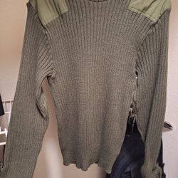 Green Military Sweater USMC