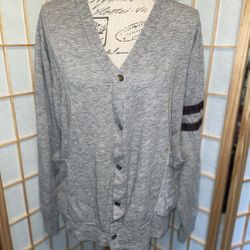 Women’s long sleeve button up sweater style cardigan lightweight 