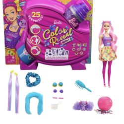 Barbie color reveal glitter doll