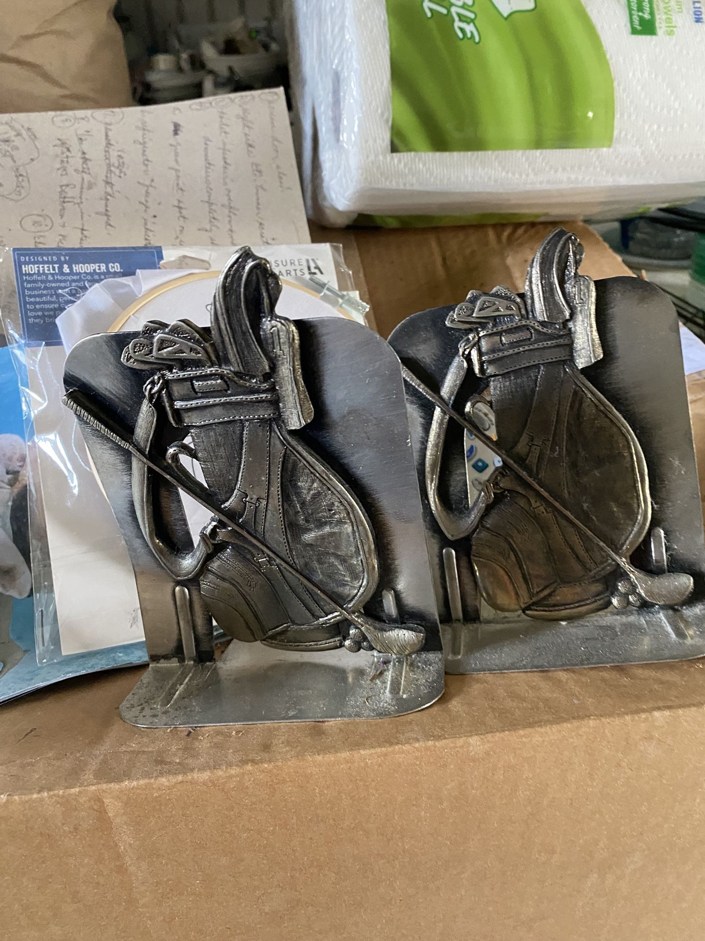 Golf Bookends