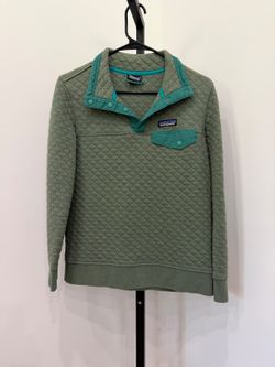 Patagonia Worn Wear Organic Cotton Quilted Pullover Sweatshirt XS