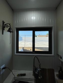 Vinyl Windows And Doors Black White Almond