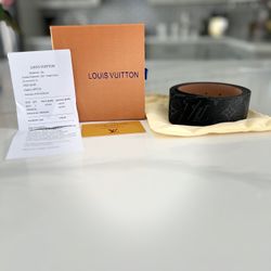 black louis vuitton belt 