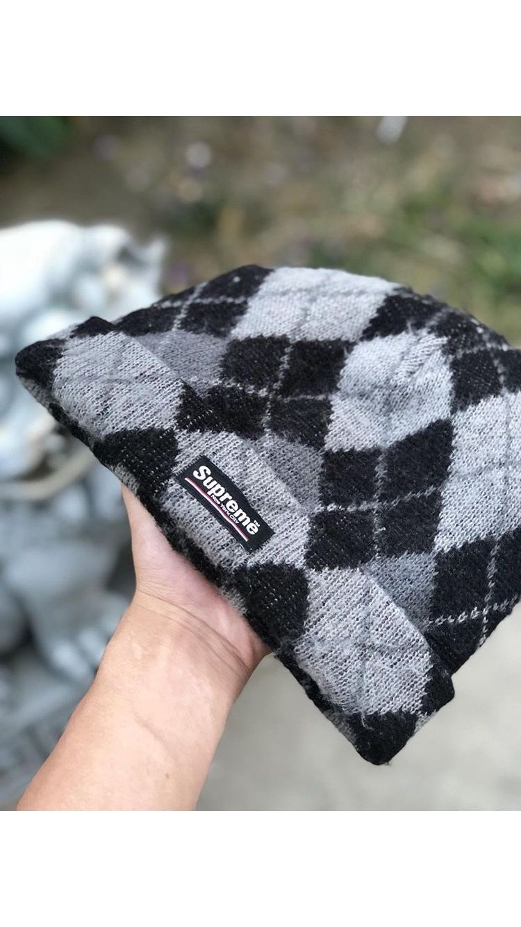 Argyle Mohair Supreme beanie Supreme Argyle Mohair Beanie