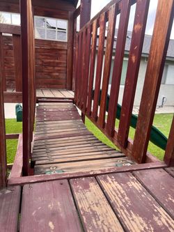 Wooden play ground