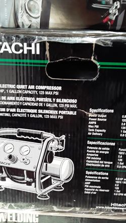 Hitachi portable electric compressor