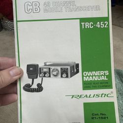 Free Vintage CB Radio Instruction Manual