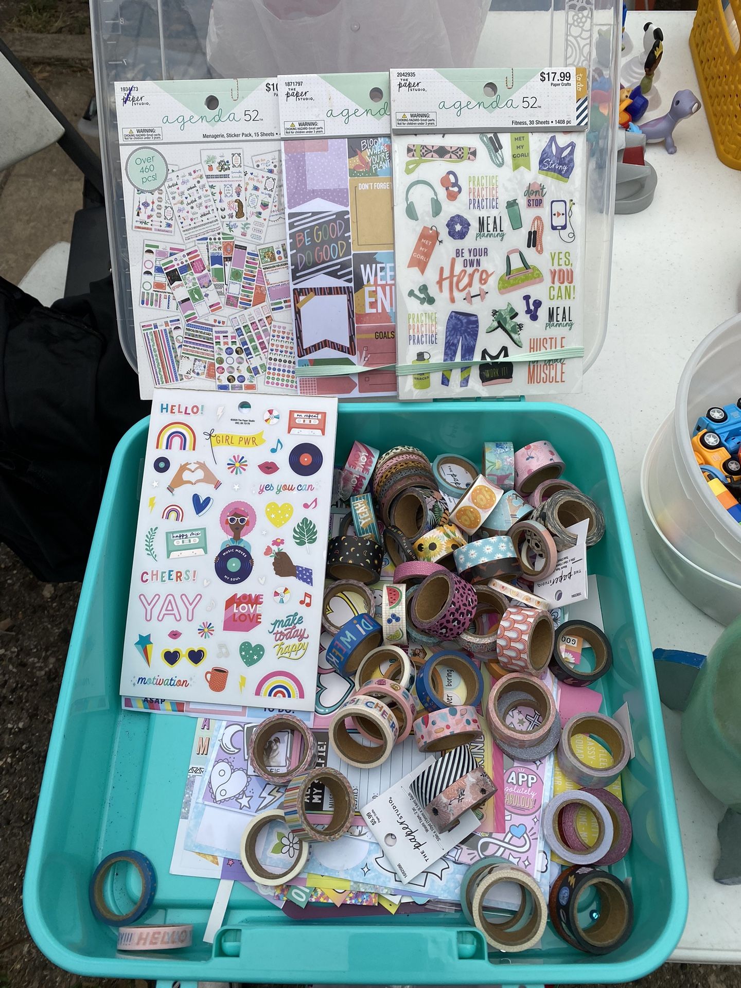 Washi Tape Journal Stickers mics box