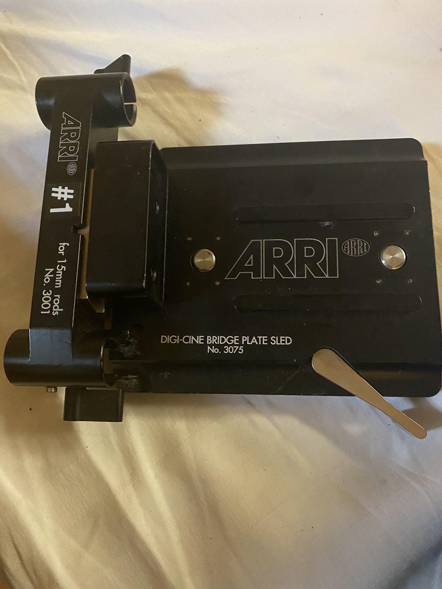 Arri  Digi-Cine Bridge Plate Sled For 15mm Rods 3001 + 3075