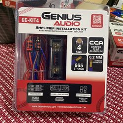 New Genius Audio 4 Gauge Car Audio Amplifier Wiring Kit $40 Each 