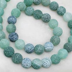 Frosted Agate 8mm Loose Beads (1 Strand 15”-16”)