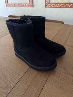 Target Cat And Jack Girls Black Boots 