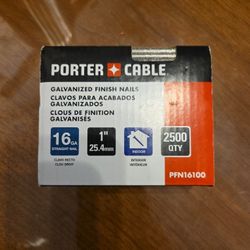 Porter Cable 16 GA Straight Nail 1" 2500 Qty