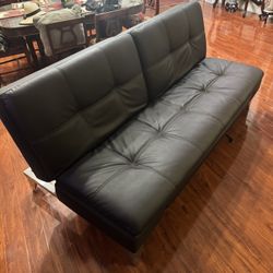 Leather Futon $250 OBO