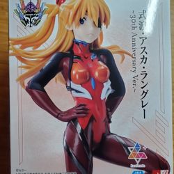 Evangelion Asuka 30th Anniversary Cute Anime Girl Figure
