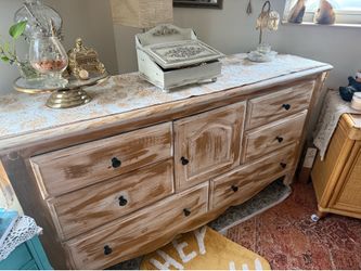 Dresser and headboard
