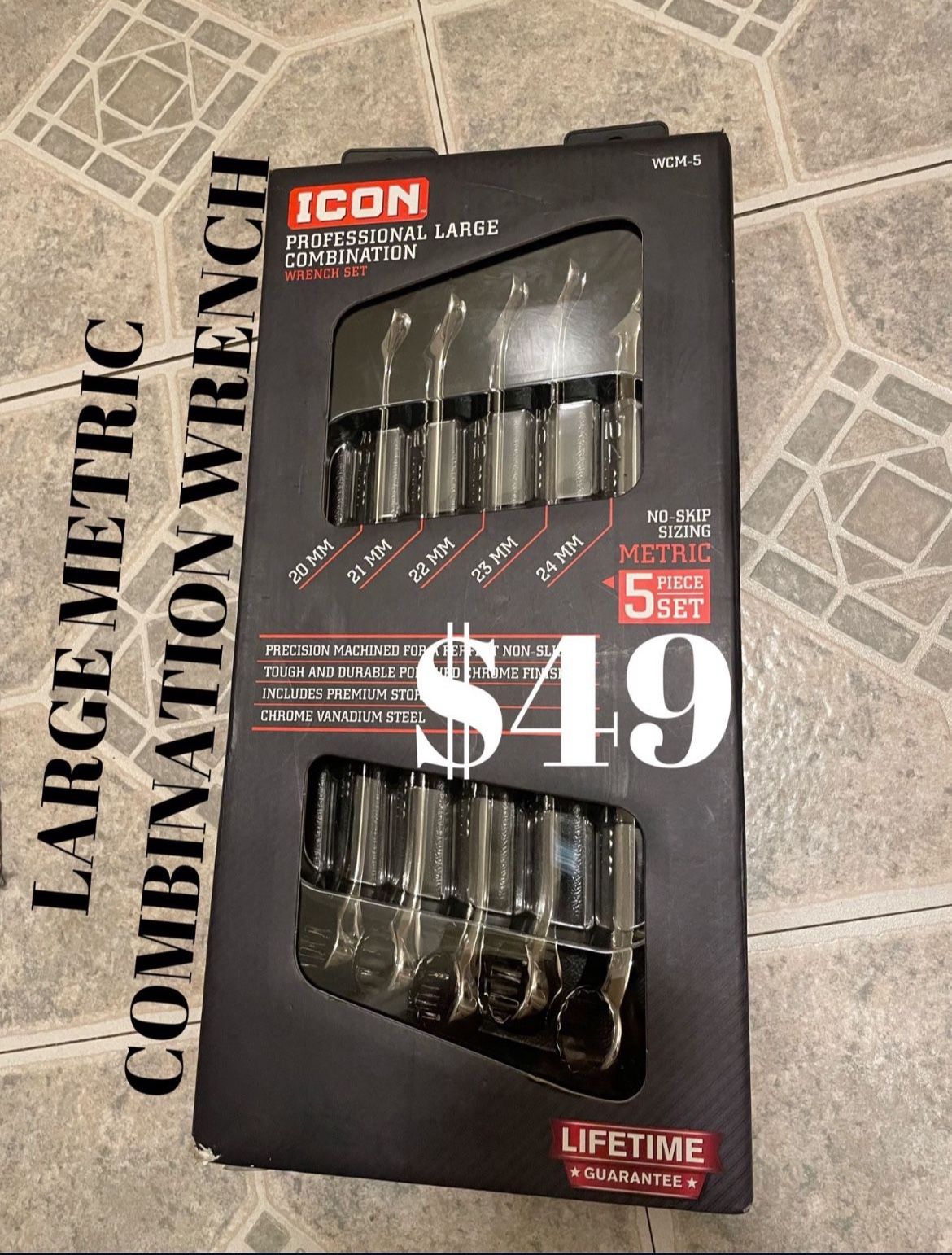 Icon Large Metric Wrenches $49