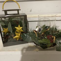 Christmas Center Pieces Brand New Light Up